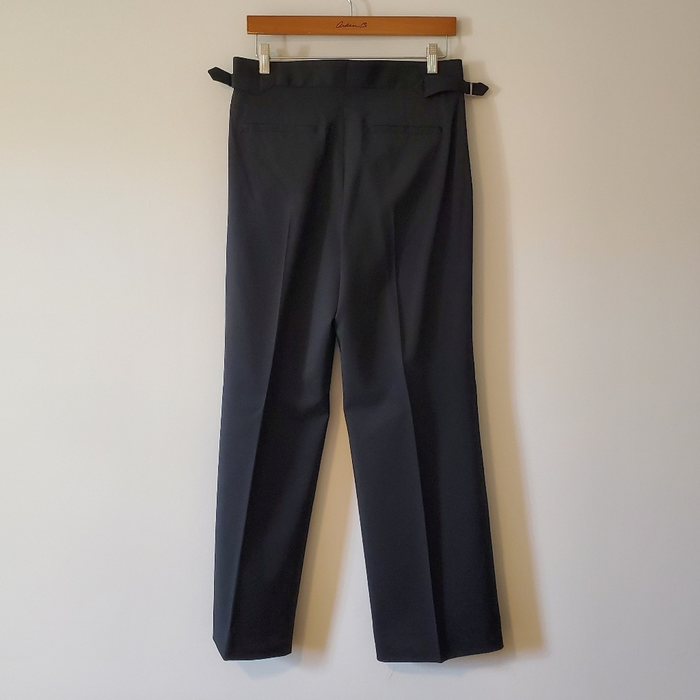 Everlane The ’80s Italian Wool Wide Leg Pant - Black - Size 6 - Picture 3 of 10